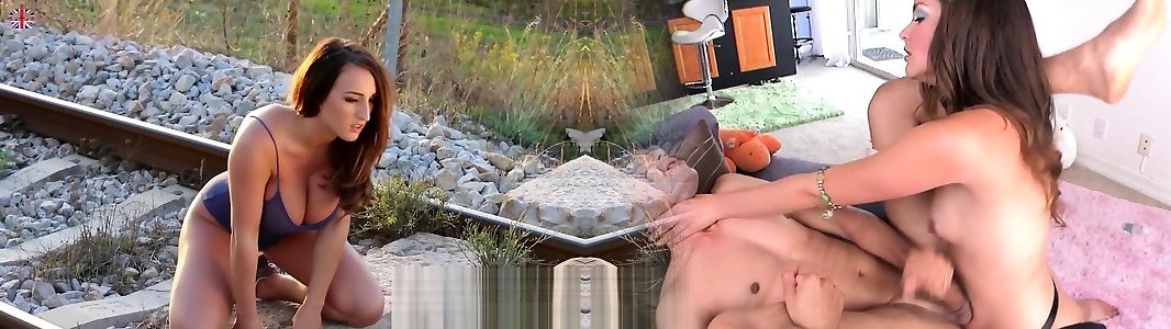 Glamour rammed titfuck pool